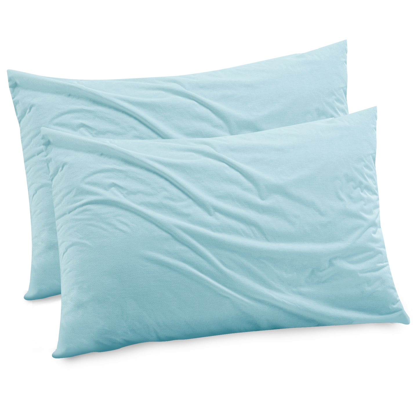 KINGREST Waterproof Pillow Protectors with Zipper (Pack of 2)