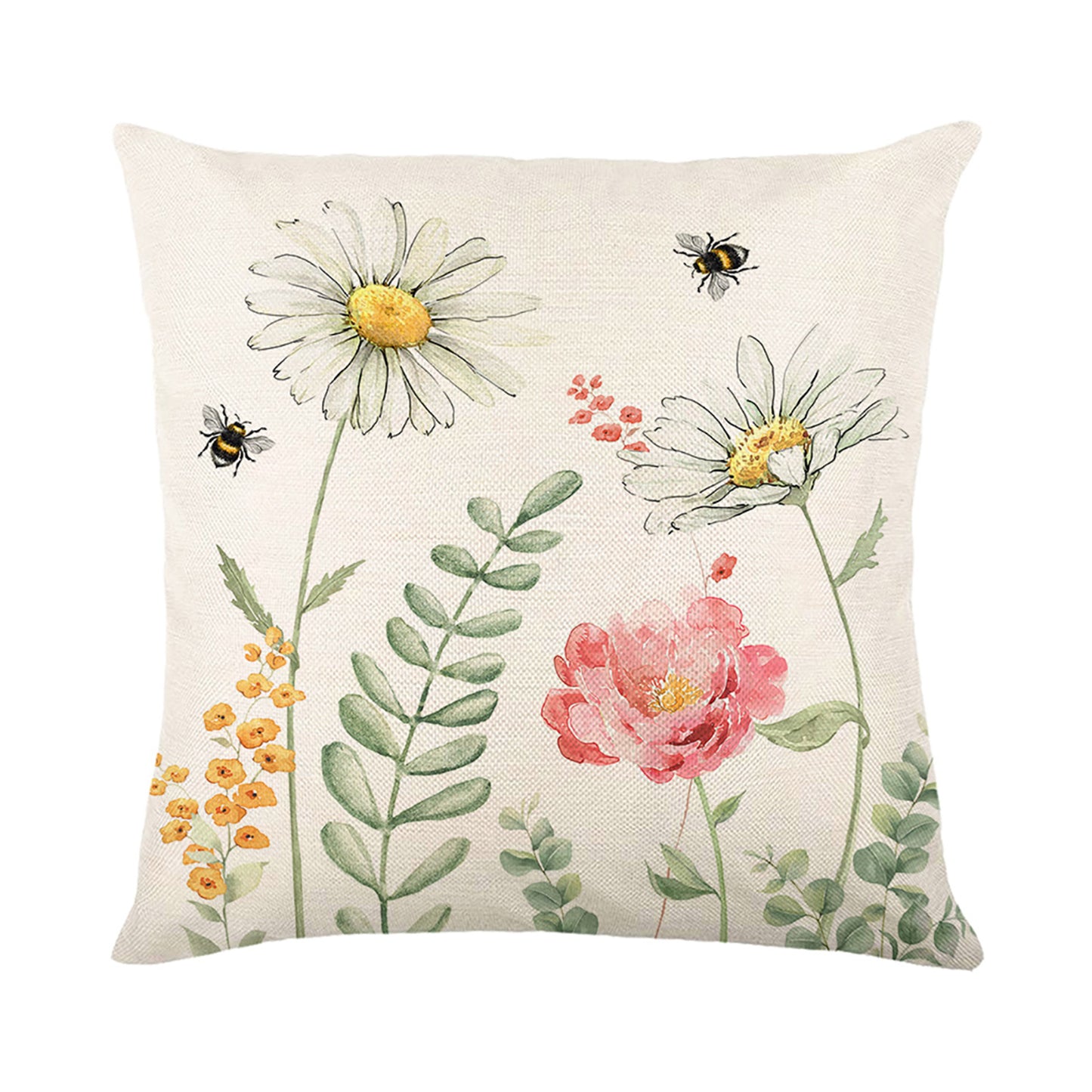 Gogreen Holiday Deal Selection Phantoscope New Living Series Duplex Printing Decorative Throw Pillow Covers, 18" x 18", Set of 4