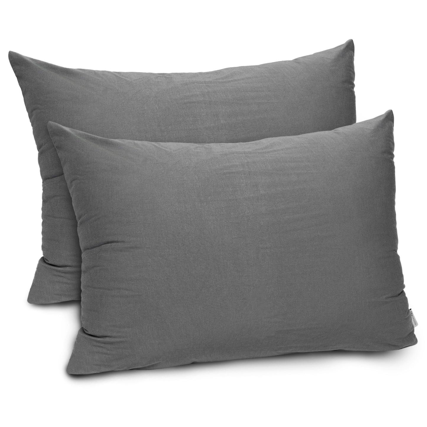 KINGREST Waterproof Pillow Protectors with Zipper (Pack of 2)