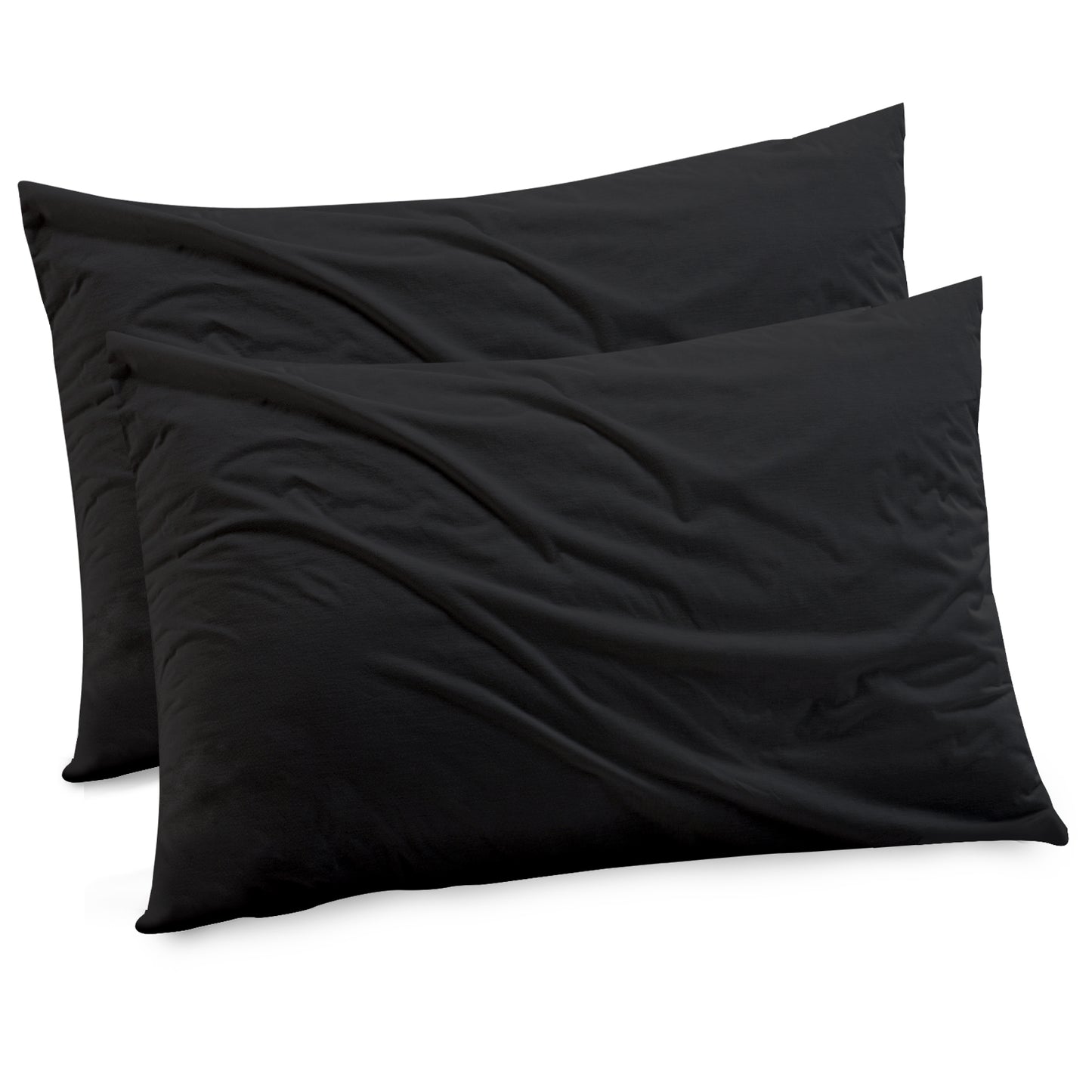 KINGREST Waterproof Pillow Protectors with Zipper (Pack of 2)