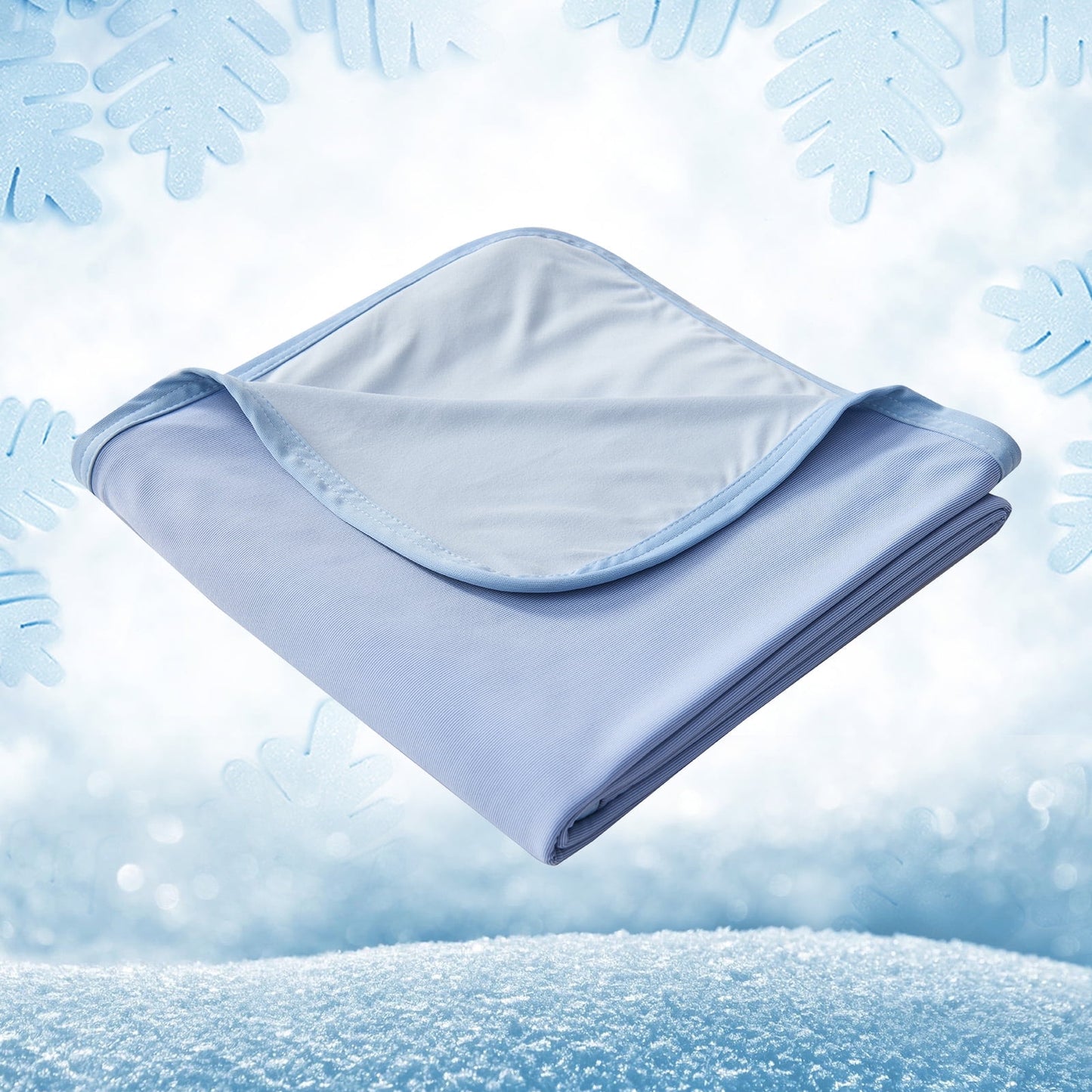 GOGREEN Moisture-Wicking Cooling Blanket, Twin Size Frost-Touch Fabric with Q-MAX>0.5 Technology, Breathable & Fast-Drying Blanket for Sweaty Sleepers