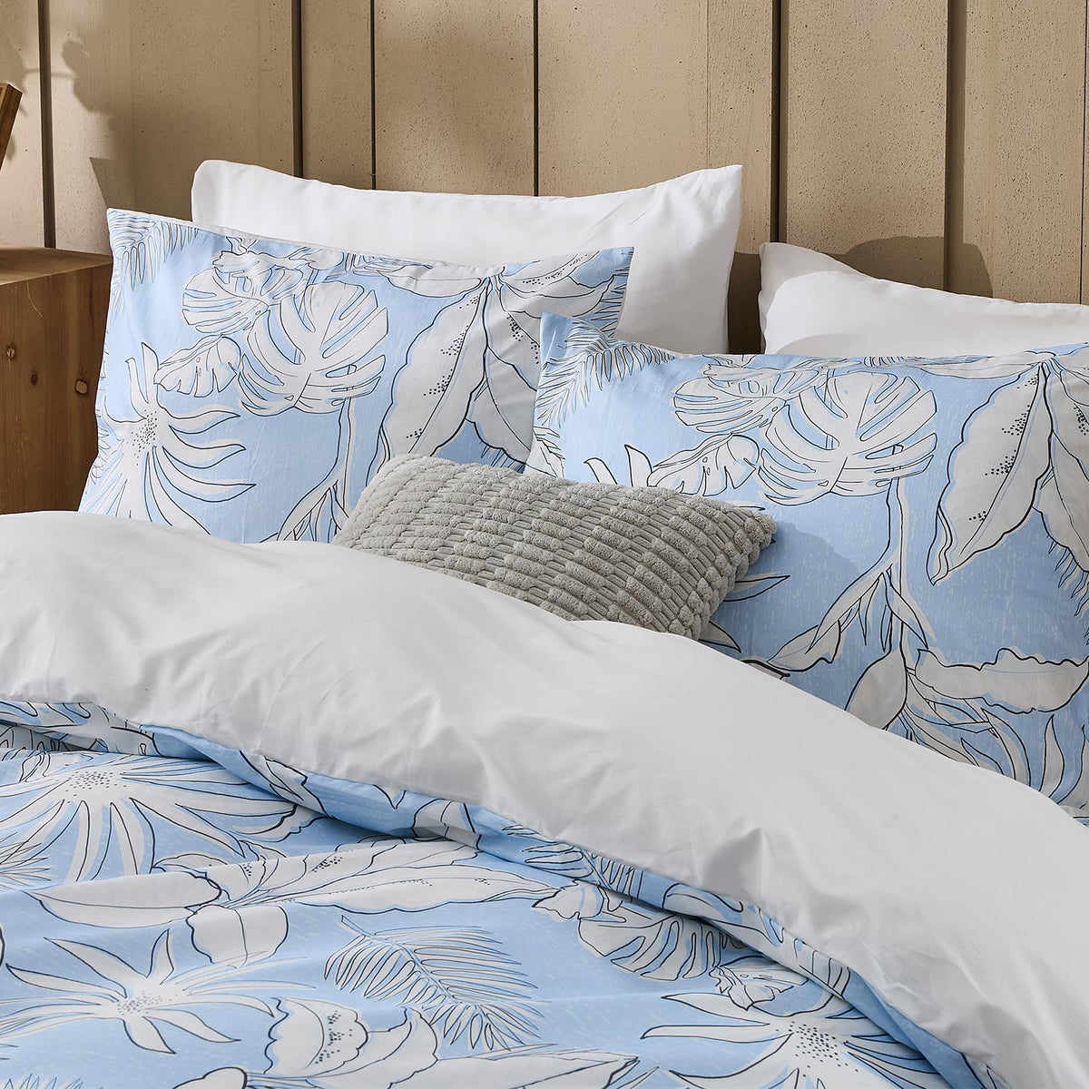 Gogreen 100% Cotton 3 Pieces Luxury King Duvet Cover Floral, Soft & Breathable King Bedding Sets, Pattern King Comfy Duvet Cover, with Zipper Closure