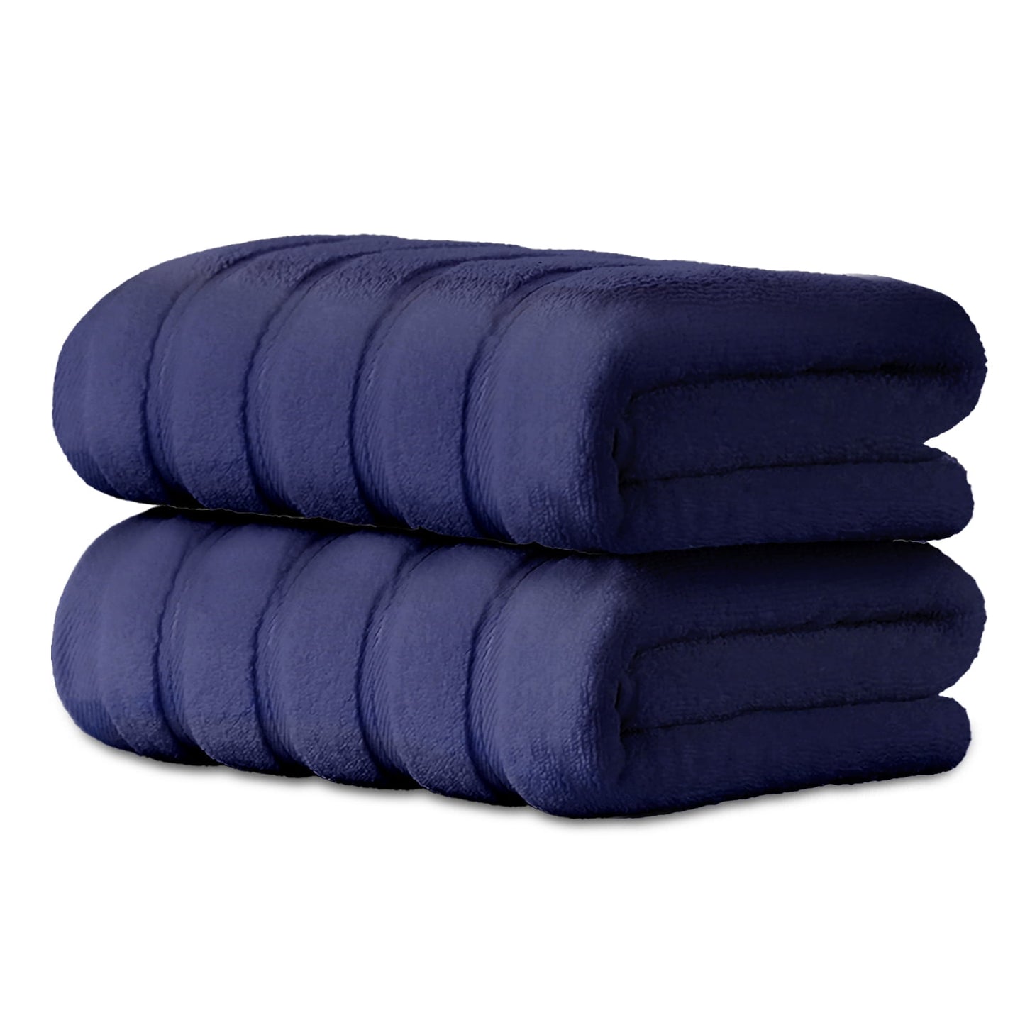 Hitime 100% Cotton Bath Towel Sets of 2 Pieces, 2 Bath Towel, Highly Absorbent Towels for Bathroom, Gym, Hotel