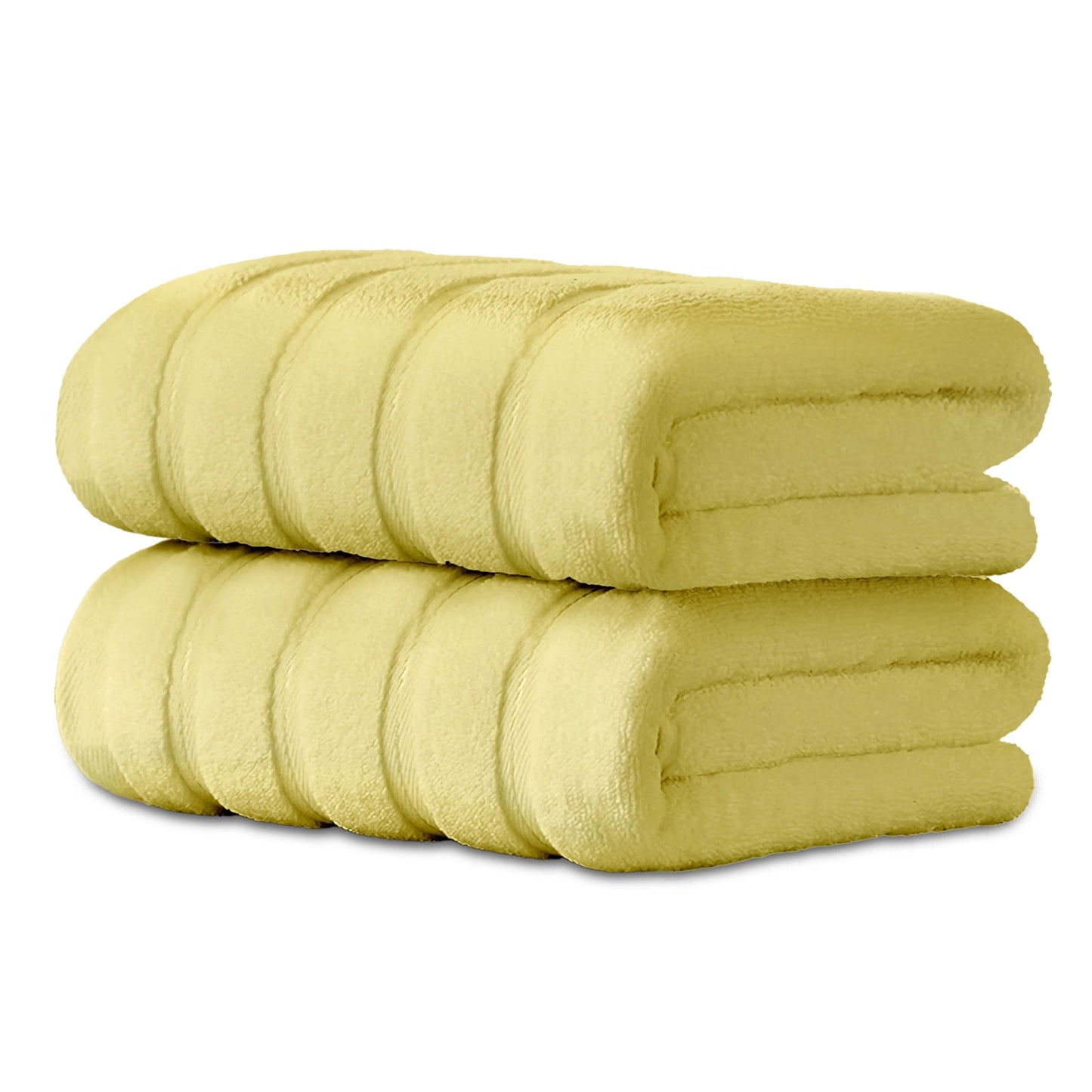 Hitime 100% Cotton Bath Towel Sets of 2 Pieces, 2 Bath Towel, Highly Absorbent Towels for Bathroom, Gym, Hotel