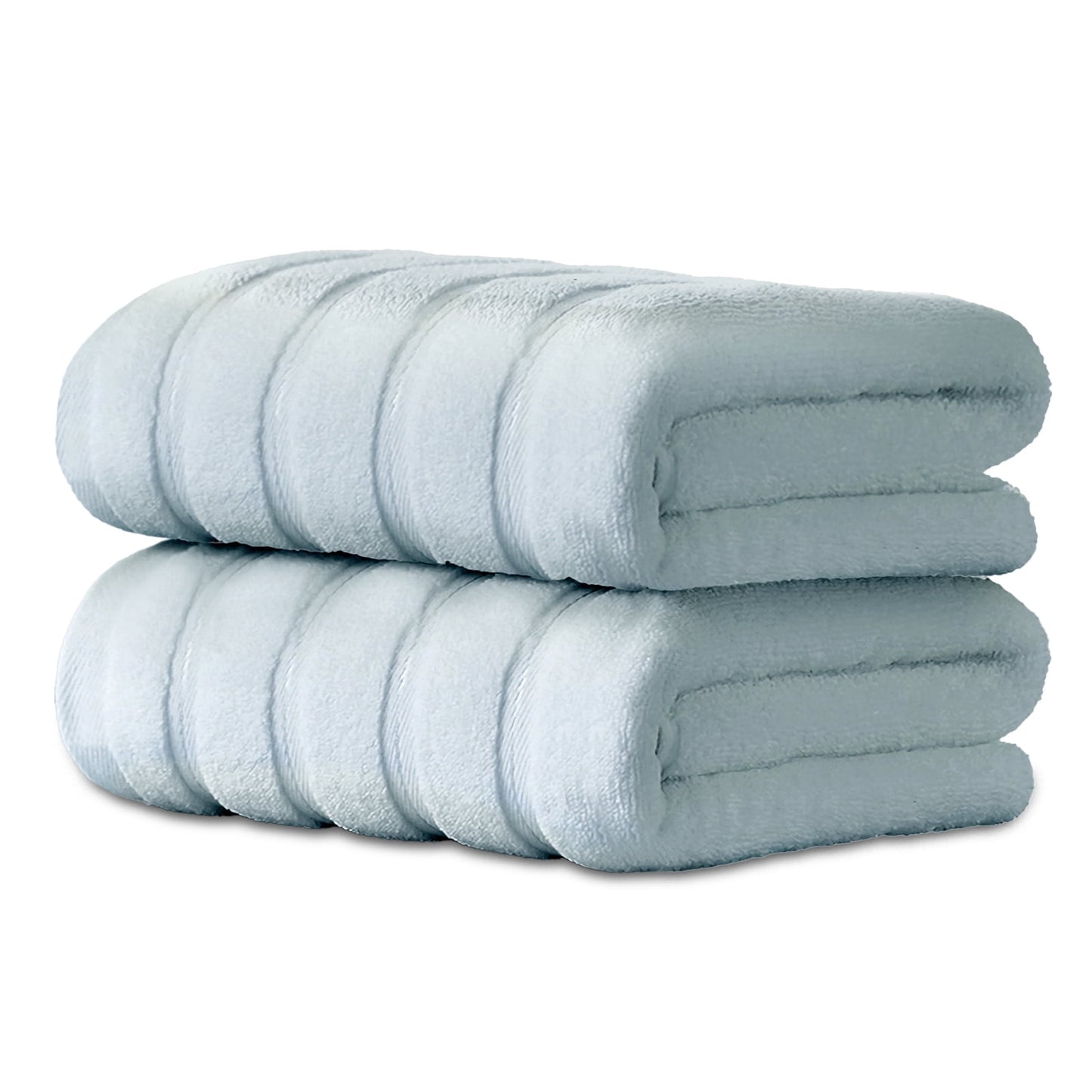 Hitime 100% Cotton Bath Towel Sets of 2 Pieces, 2 Bath Towel, Highly Absorbent Towels for Bathroom, Gym, Hotel