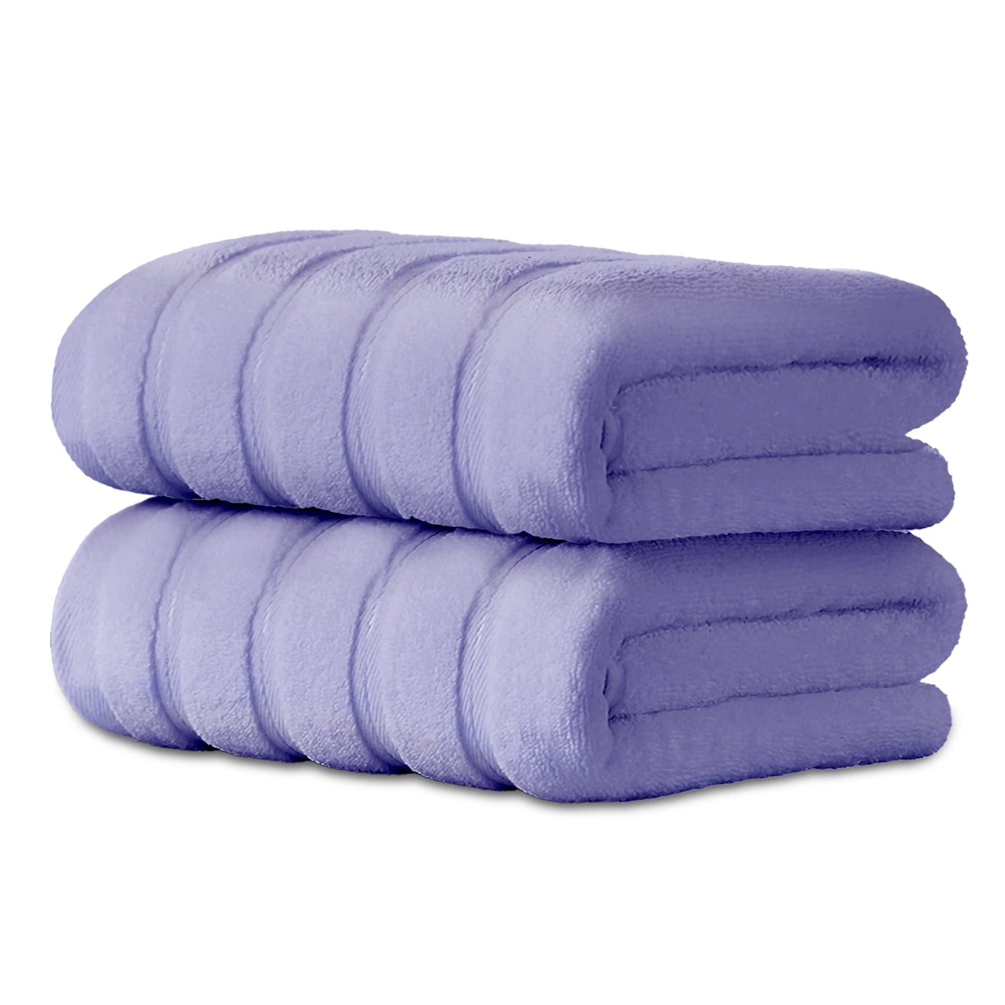 Hitime 100% Cotton Bath Towel Sets of 2 Pieces, 2 Bath Towel, Highly Absorbent Towels for Bathroom, Gym, Hotel