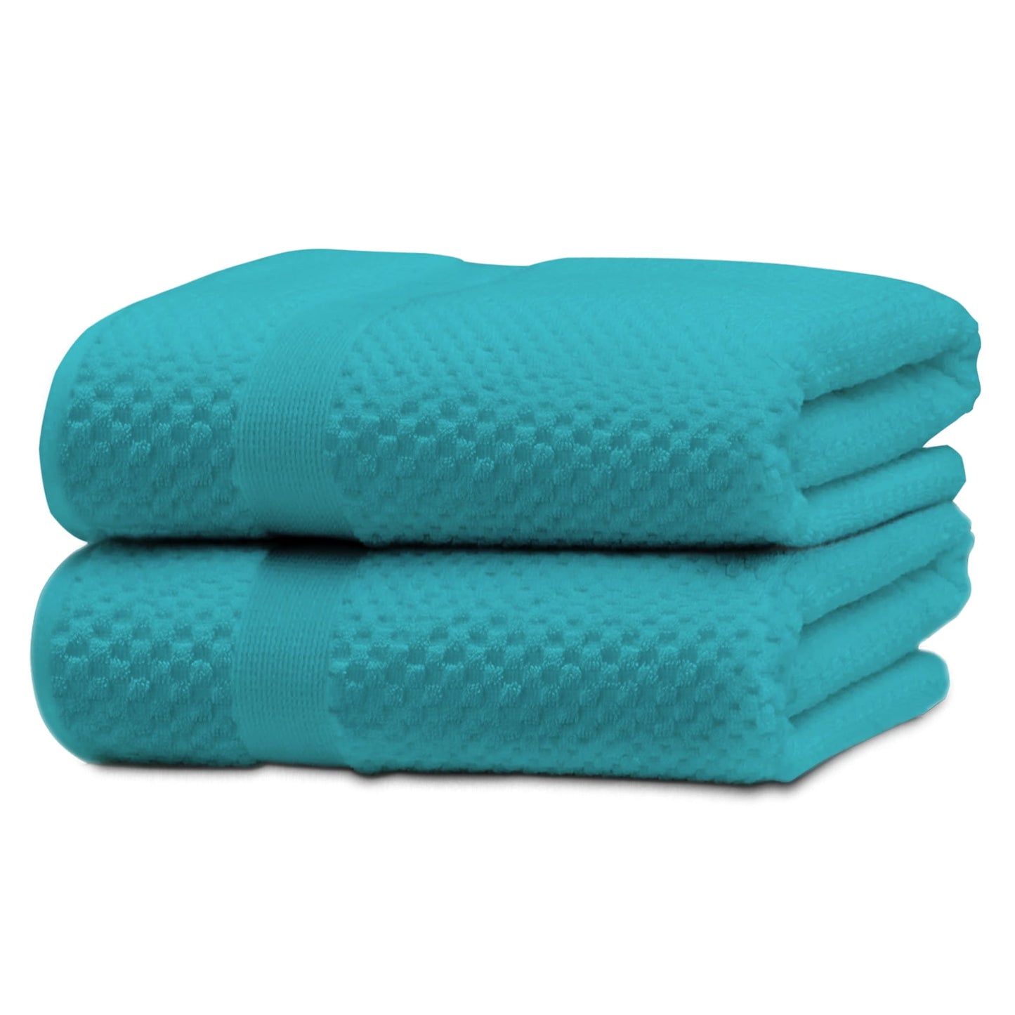 Kingrest 100% Cotton Bath Towel Sets of 2 Pieces, 2 Bath Towel, Highly Absorbent Towels for Bathroom, Gym, Hotel