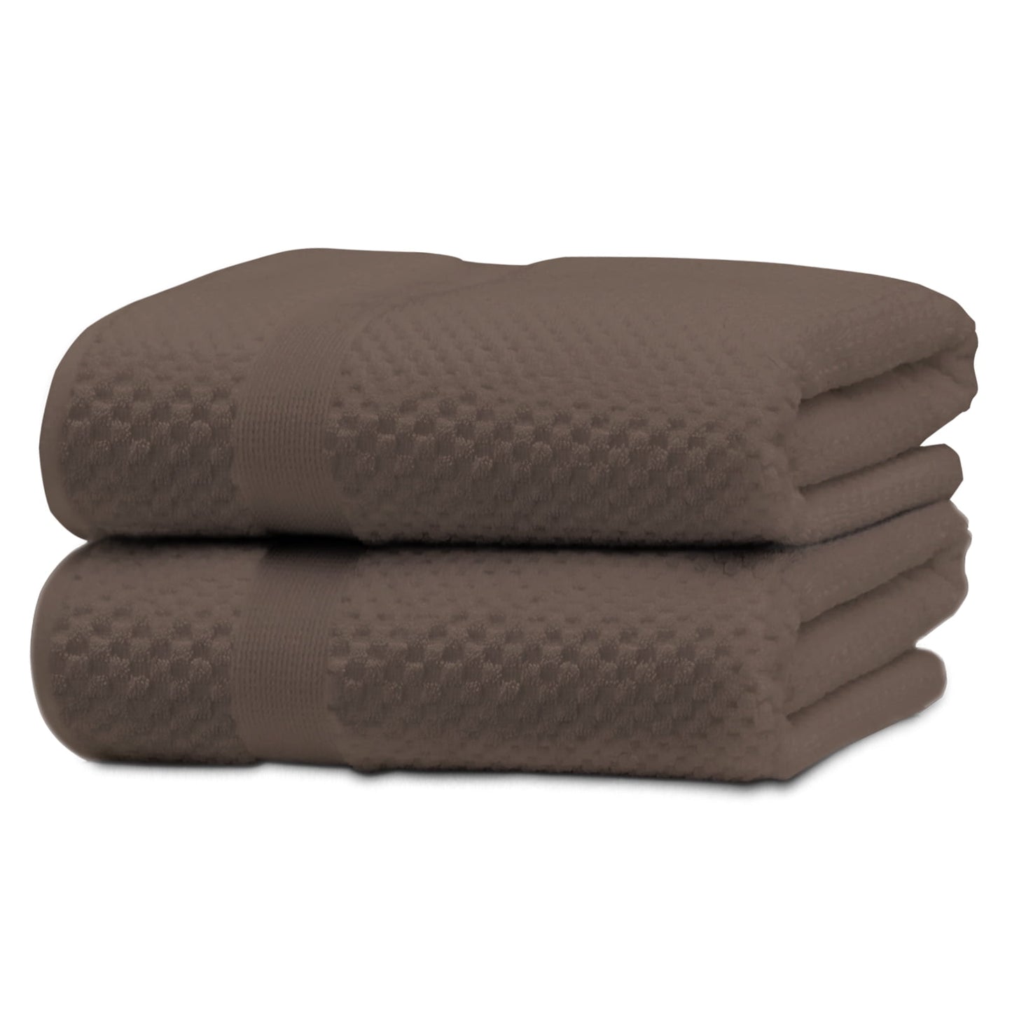 Kingrest 100% Cotton Bath Towel Sets of 2 Pieces, 2 Bath Towel, Highly Absorbent Towels for Bathroom, Gym, Hotel