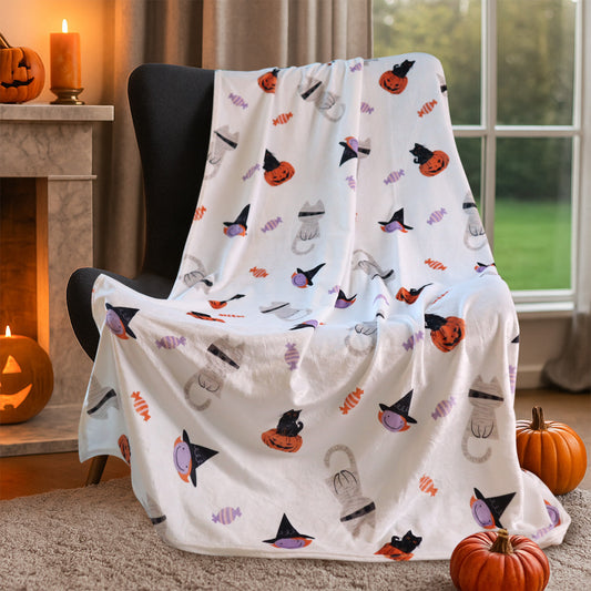 Gogreen Christmas Fleece Throw Blanket for Couch & Bed - Lightweight Plush Cozy Fuzzy Soft Blankets and Throws for Sofa