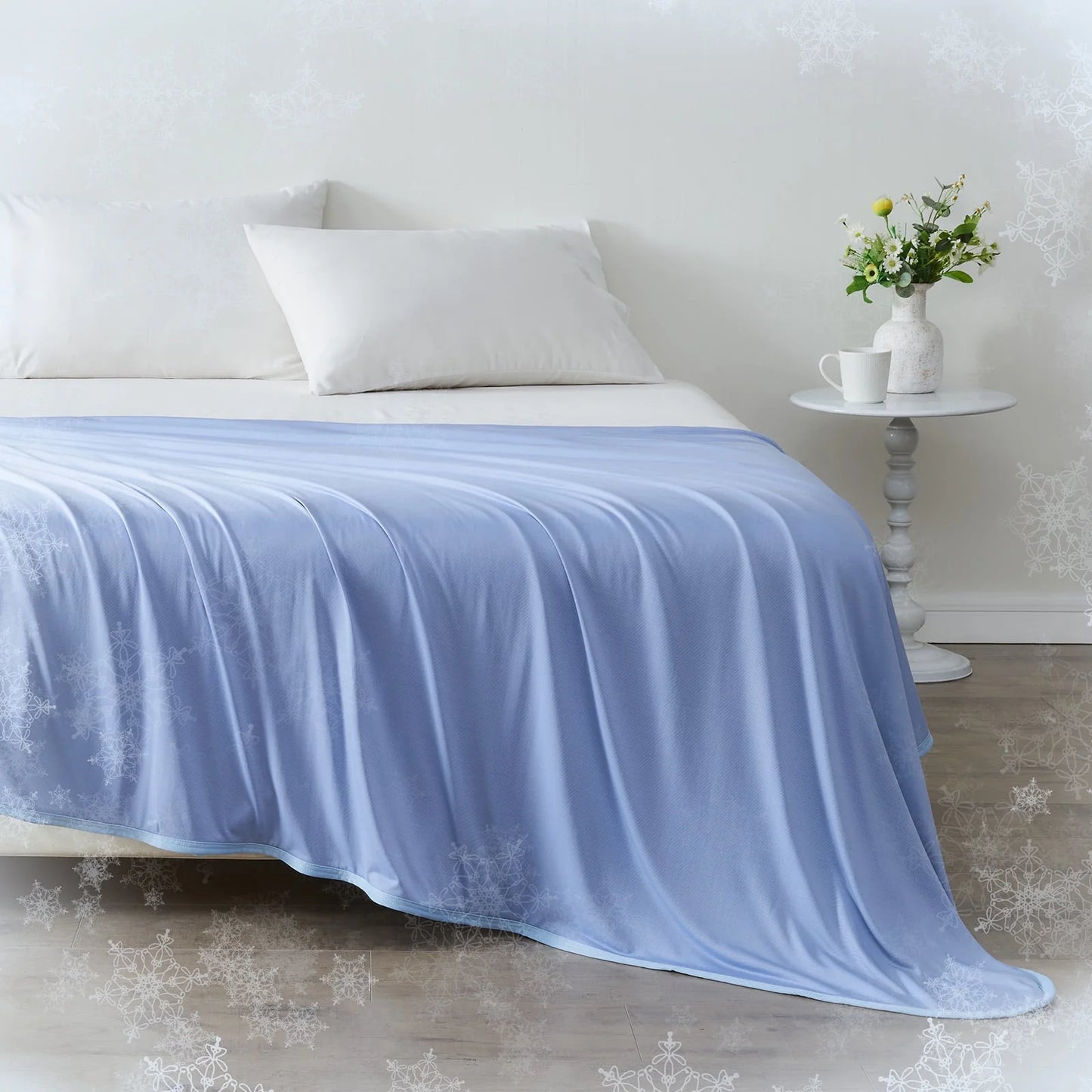 GOGREEN Cooling Comforter Blanket, Double Sided Summer Cool Comforter Q-MAX>0.5, Ultra Soft Arc Chill Cooling Blanket for Hot Sleepers Night Sweats