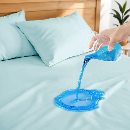 Hitime Solid Microfiber 100% Waterproof Mattress Protector