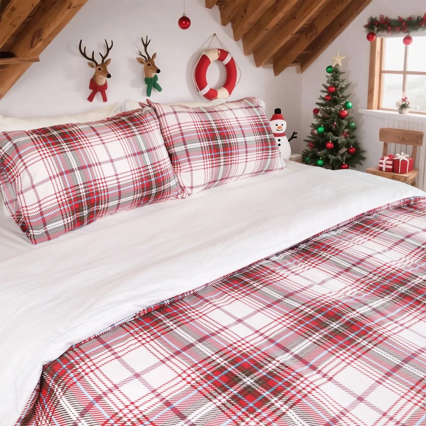 Hitime Microfiber Printed 3 Pieces Printed Duvet Cover Set