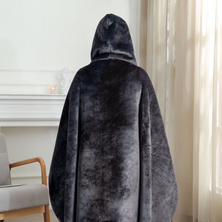 GOGREEN Original | Oversized Wearable Blanket Hoodie, Thick Sherpa Fleece Sweatshirt Hooded Blanket with Giant Hood Kangroo Pocket for Adults Women Men, One Size Fits All