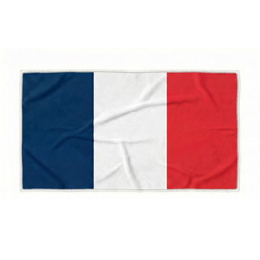 Gogreen 2026 World Cup Beach Towel with French Flag Print, (30x60 Inch, 1-Pack) - Quick Dry Sand Free Beach Towel - Stylish Unique Gift