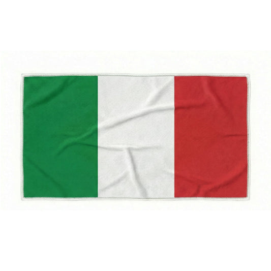 Gogreen 2026 World Cup Beach Towel with Italian Flag Print, (30x60 Inch, 1-Pack) - Quick Dry Sand Free Beach Towel - Stylish Unique Gift
