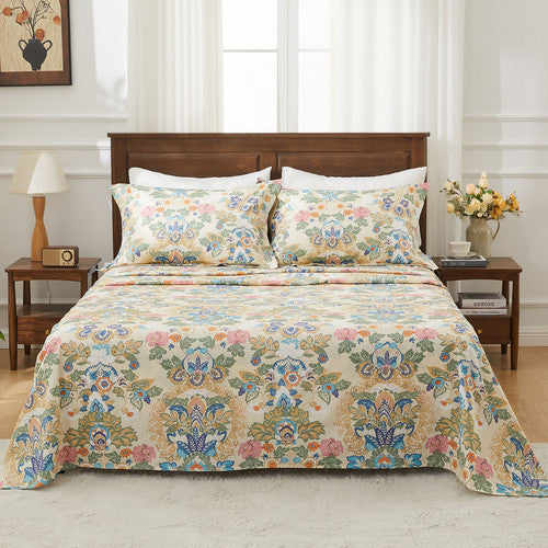Kingrest 100% Cotton 4 Pieces Sheet Sets