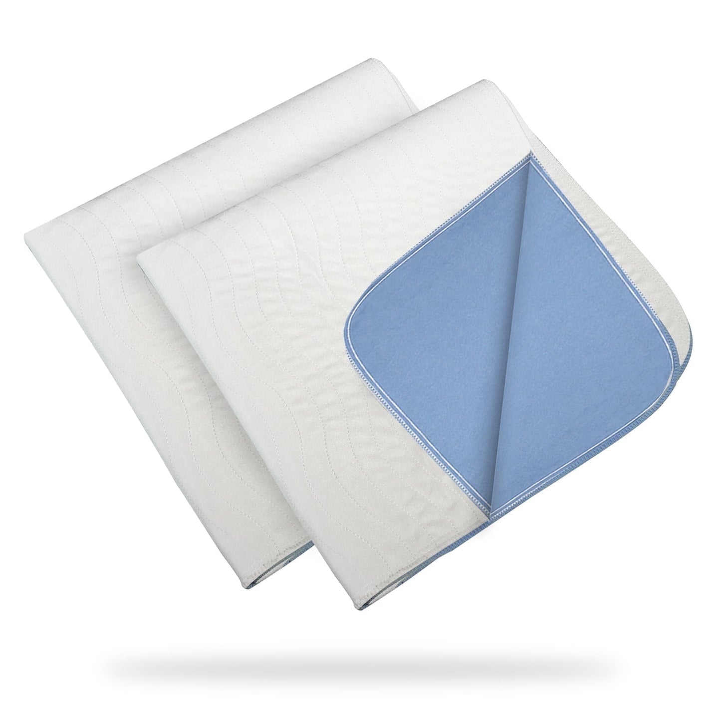 GOGREEN (Pack of 2) Waterproof Incontinence Reusable Underpads, Washable & Absorbent Mattress Pad for Potty Training, Adult, Kids, Dogs (34 x 52, 2pcs)