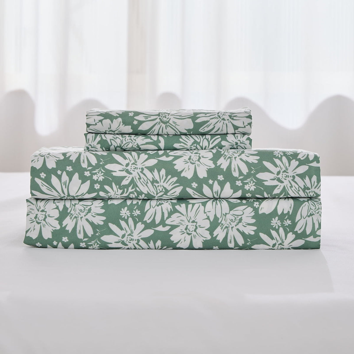 Gogreen 3PC Deep Pocket Twin Sheet Set Fit 14, Breathable Microfiber Super Soft Twin Size Sheet Set, Luxury Hotel Style Home Decor Twin Bed Sheet Set, Gift for Women, Men
