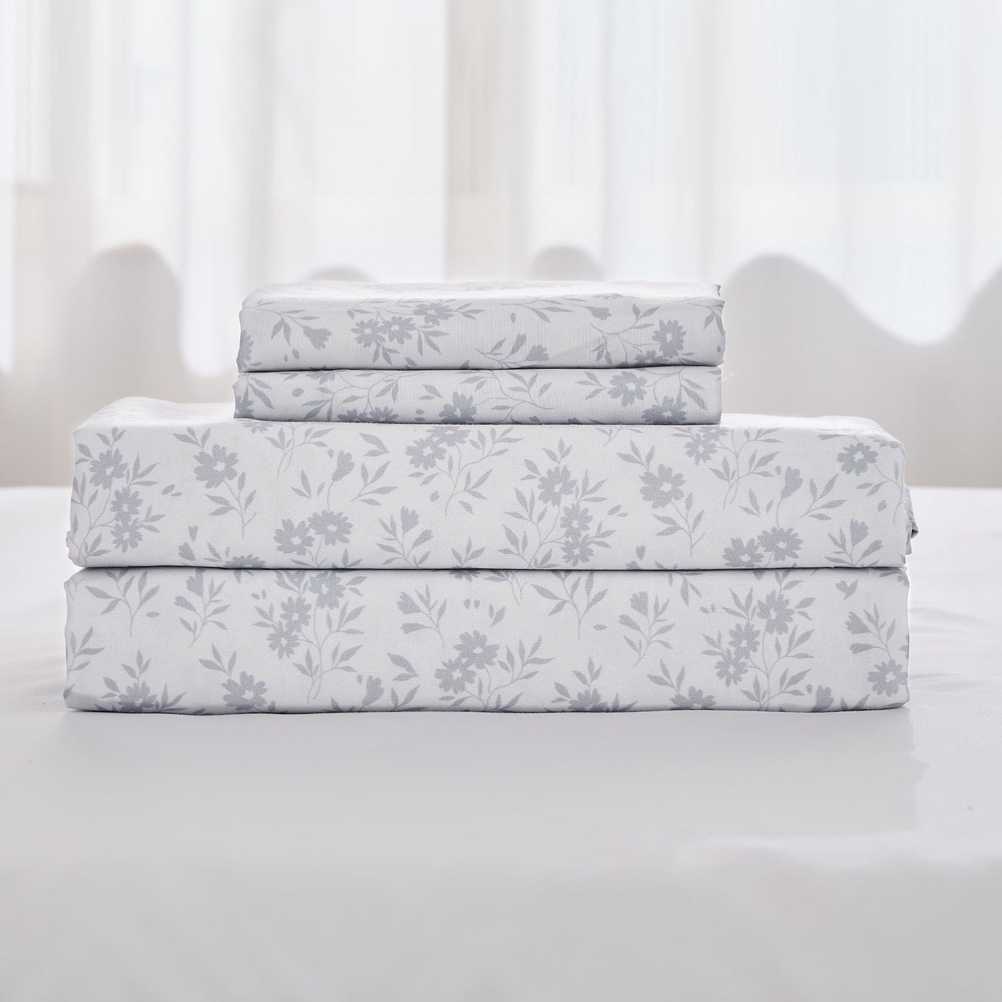 Gogreen 4PC Deep Pocket Full Sheet Set Fit 14, Breathable Microfiber Super Soft Full Size Sheet Set, Luxury Hotel Style Home Decor Full Bed Sheet Set, Gift for Women, Men