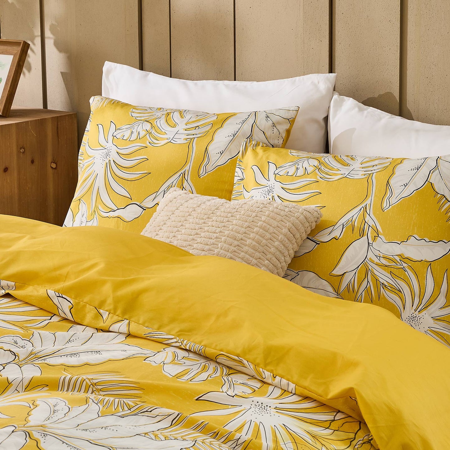 Gogreen 100% Cotton 3 Pieces Luxury King Duvet Cover Floral, Soft & Breathable King Bedding Sets, Pattern King Comfy Duvet Cover, with Zipper Closure