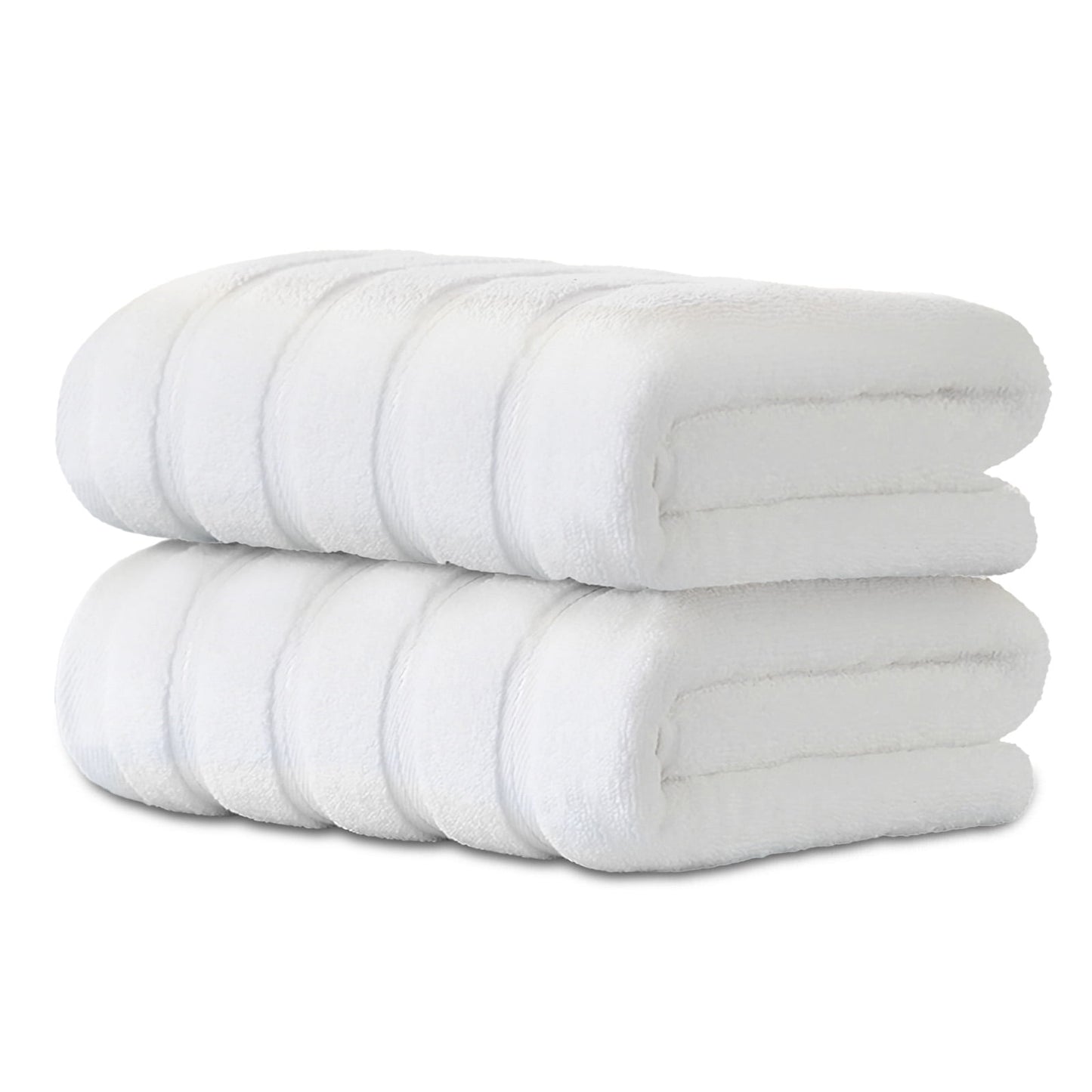 Hitime 100% Cotton Bath Towel Sets of 2 Pieces, 2 Bath Towel, Highly Absorbent Towels for Bathroom, Gym, Hotel