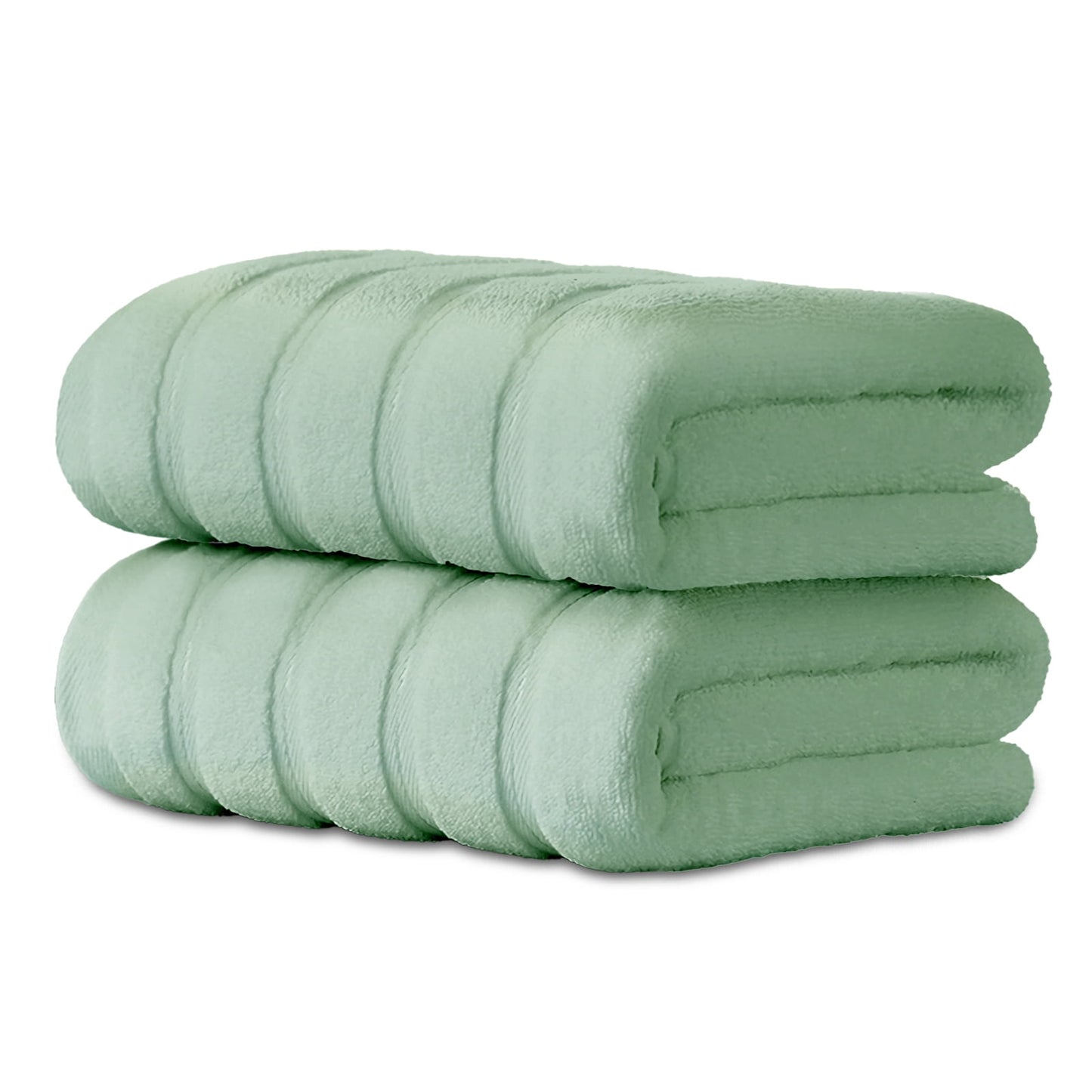 Hitime 100% Cotton Bath Towel Sets of 2 Pieces, 2 Bath Towel, Highly Absorbent Towels for Bathroom, Gym, Hotel