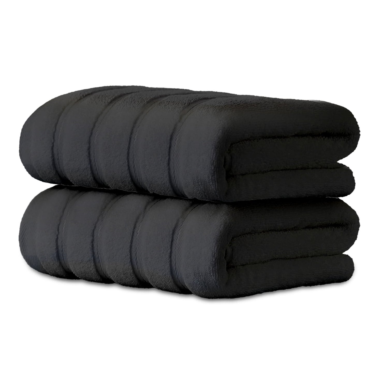 Hitime 100% Cotton Bath Towel Sets of 2 Pieces, 2 Bath Towel, Highly Absorbent Towels for Bathroom, Gym, Hotel