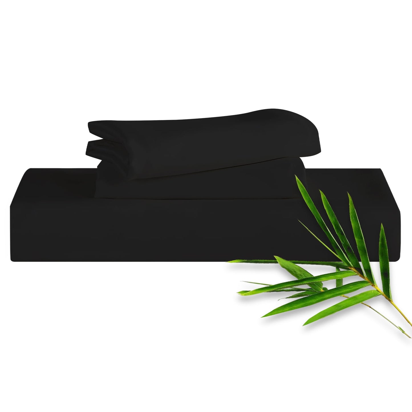 Hitime 3PC Bamboo Cal King Sheet Set, Deep Pocket Fit 16, Breathable Super Soft Luxury Hotel Style Home Decor Cal King Sheet Set, Gift for Women, Men - 2 Pillowcases, 1 Fitted Sheet