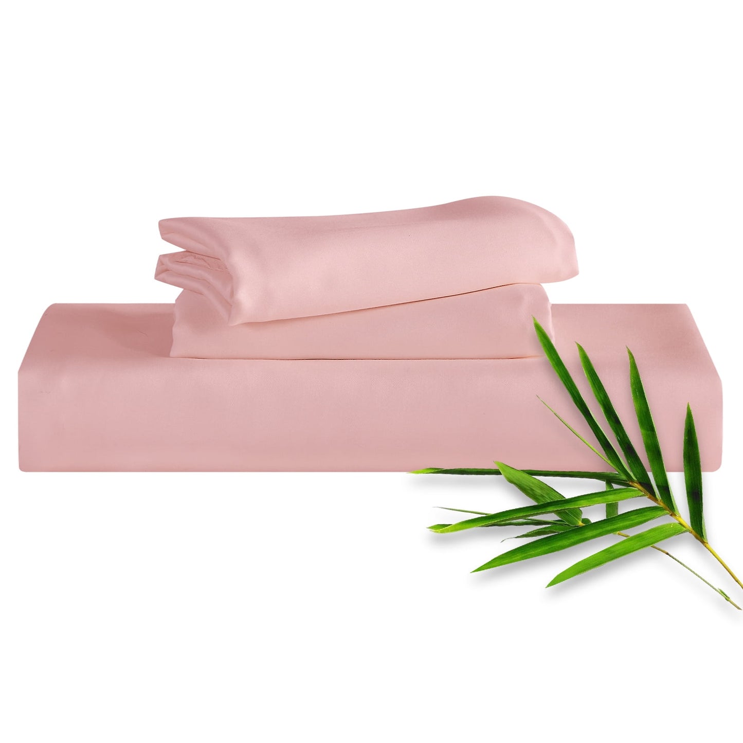 Hitime 3PC Bamboo Cal King Sheet Set, Deep Pocket Fit 16, Breathable Super Soft Luxury Hotel Style Home Decor Cal King Sheet Set, Gift for Women, Men - 2 Pillowcases, 1 Fitted Sheet