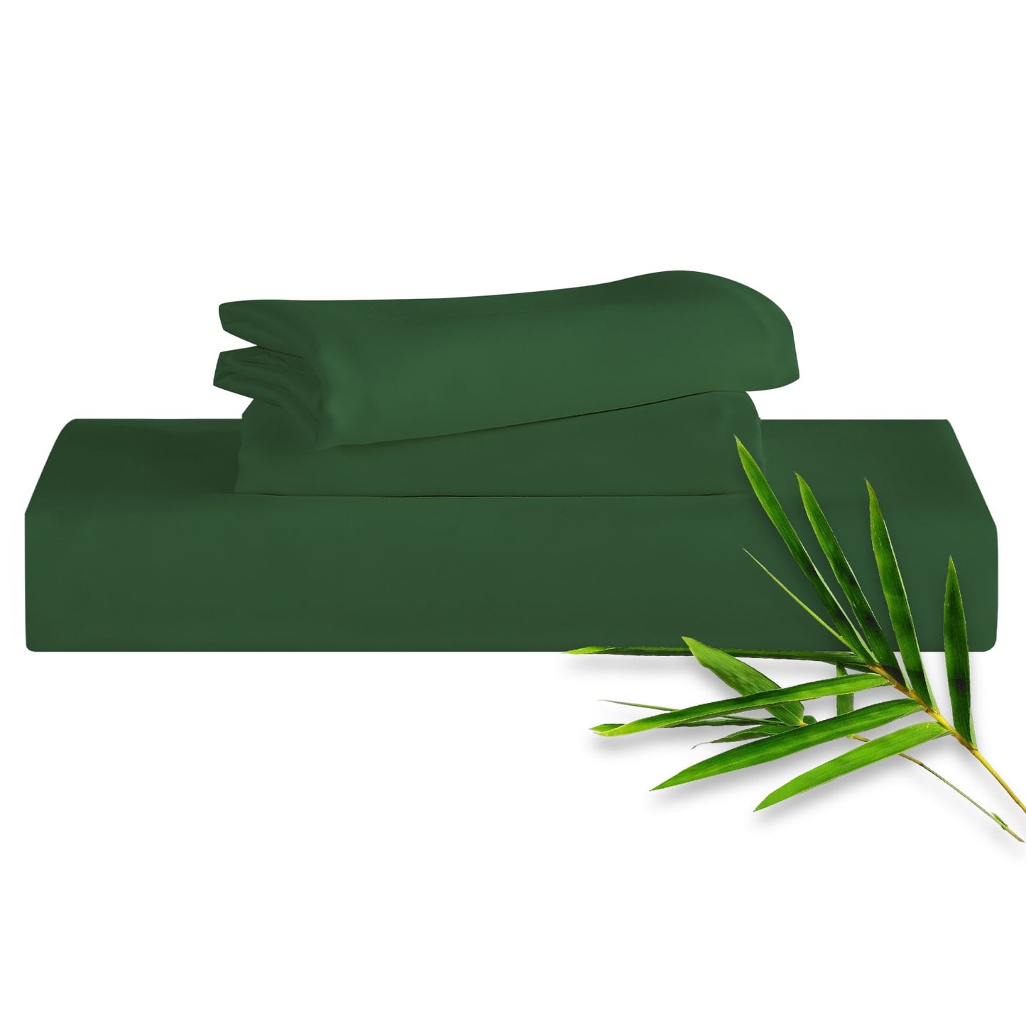 Hitime 3PC Bamboo Cal King Sheet Set, Deep Pocket Fit 16, Breathable Super Soft Luxury Hotel Style Home Decor Cal King Sheet Set, Gift for Women, Men - 2 Pillowcases, 1 Fitted Sheet