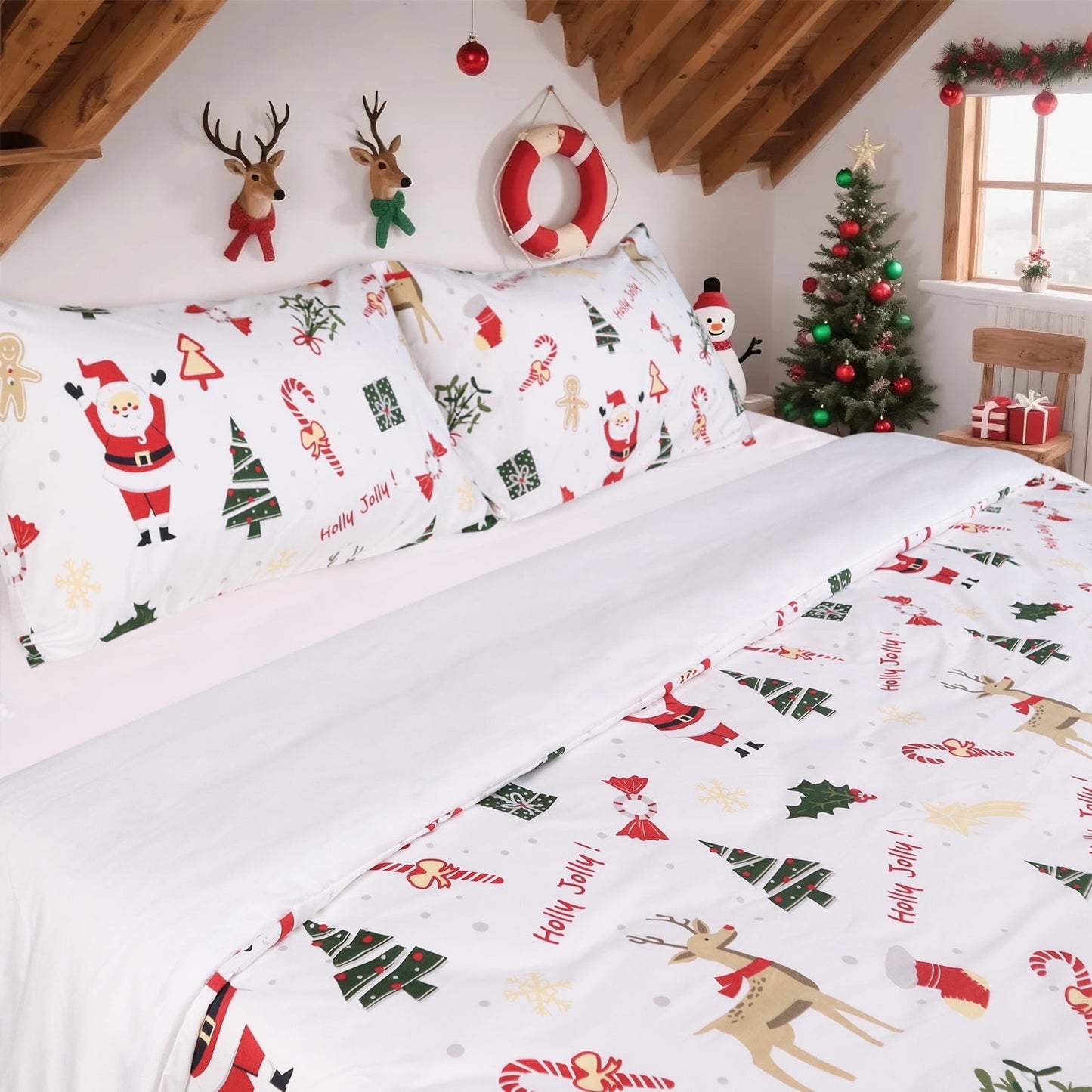 Hitime Luxury King Duvet Cover Floral, Soft & Breathable Microfiber 3 Pieces King Bedding Sets, Pattern King Comfy Duvet Cover, with Zipper Closure, Includes 2 x Pillowcase, 1 x Duvet Cover