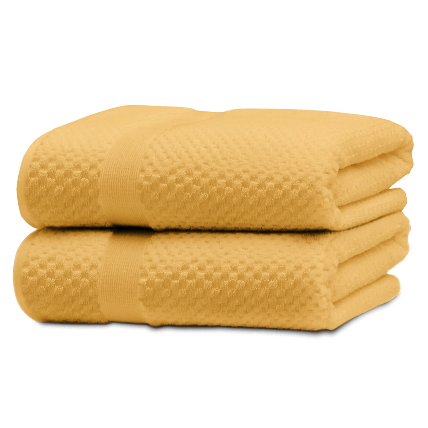 Kingrest 100% Cotton Bath Towel Sets of 2 Pieces, 2 Bath Towel, Highly Absorbent Towels for Bathroom, Gym, Hotel