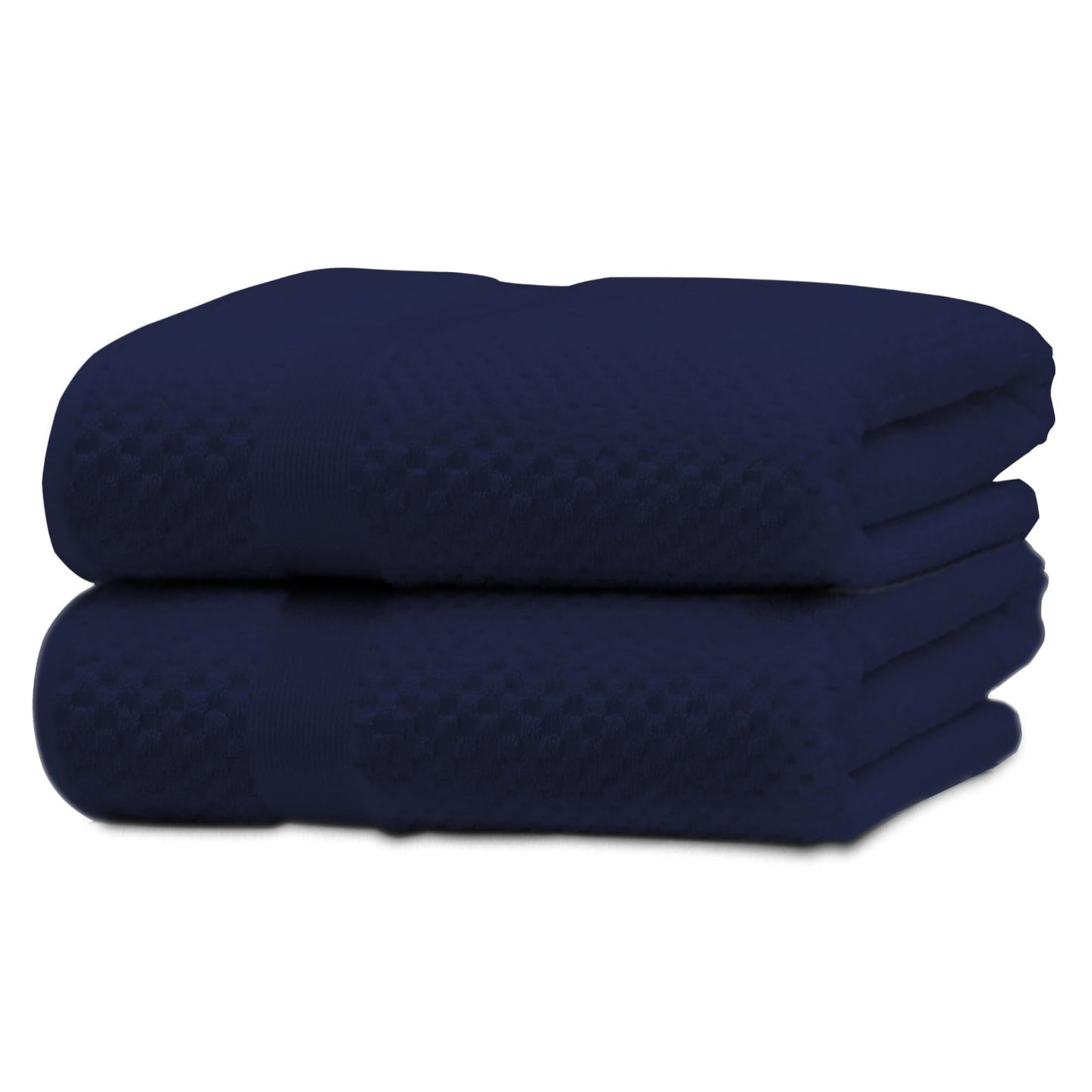 Kingrest 100% Cotton Bath Towel Sets of 2 Pieces, 2 Bath Towel, Highly Absorbent Towels for Bathroom, Gym, Hotel