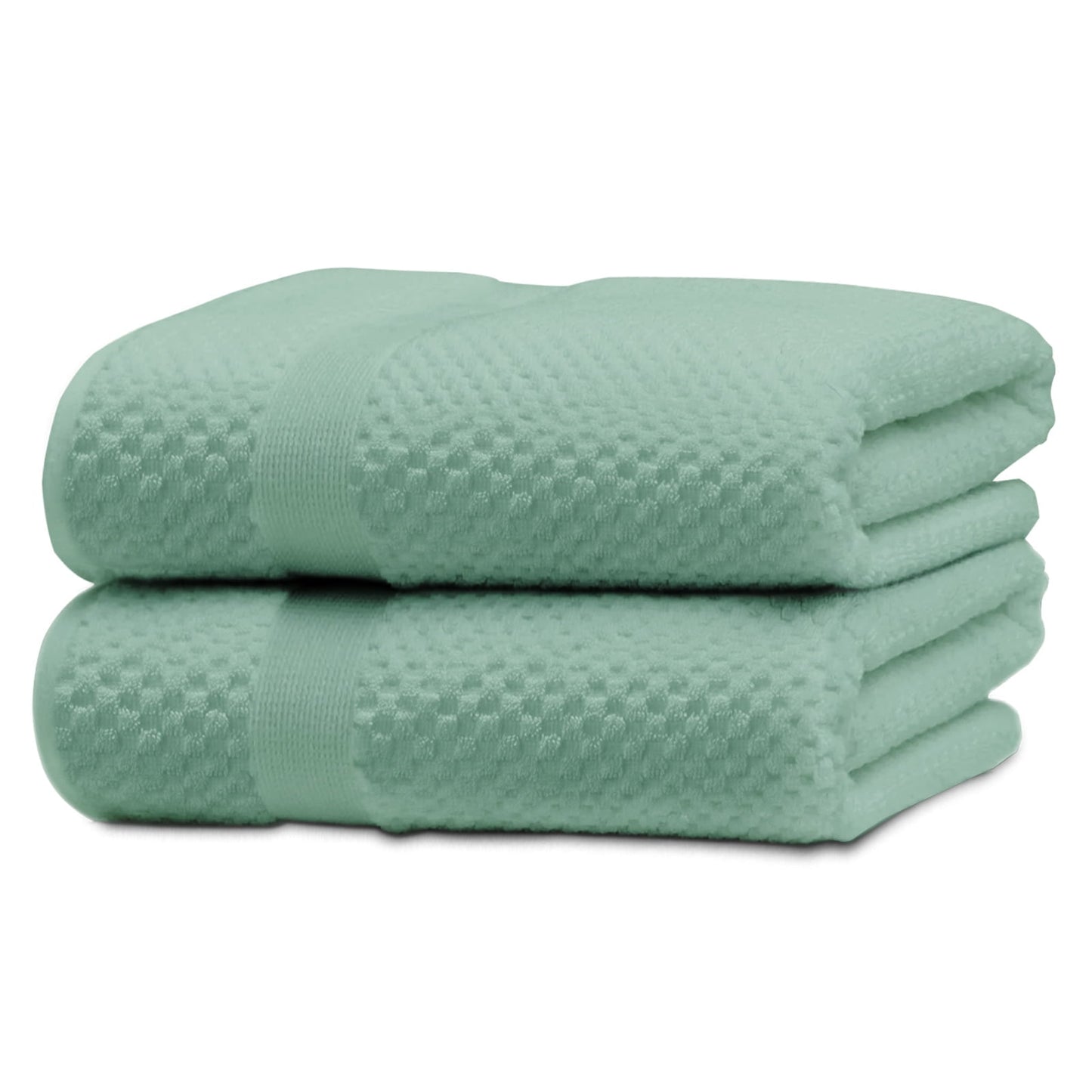 Kingrest 100% Cotton Bath Towel Sets of 2 Pieces, 2 Bath Towel, Highly Absorbent Towels for Bathroom, Gym, Hotel
