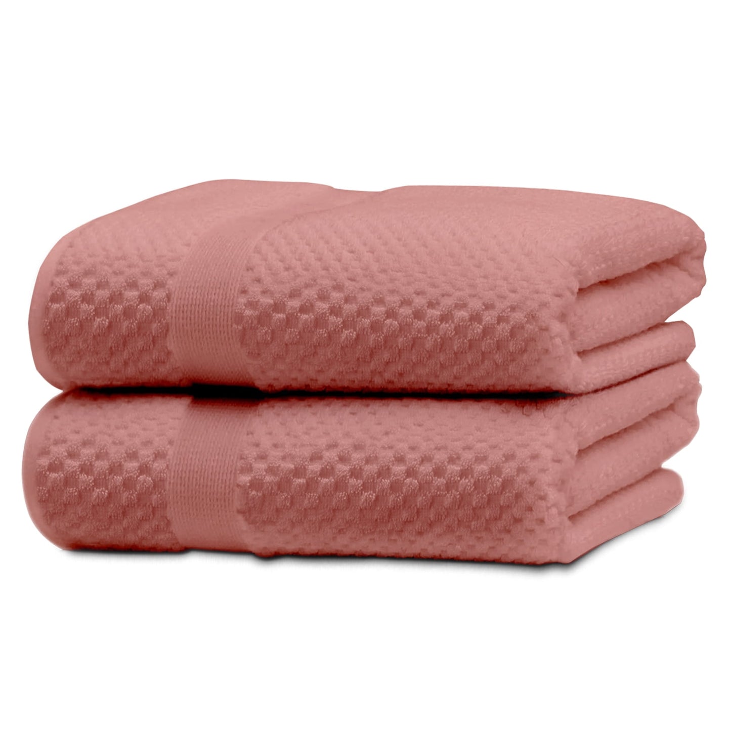 Kingrest 100% Cotton Bath Towel Sets of 2 Pieces, 2 Bath Towel, Highly Absorbent Towels for Bathroom, Gym, Hotel