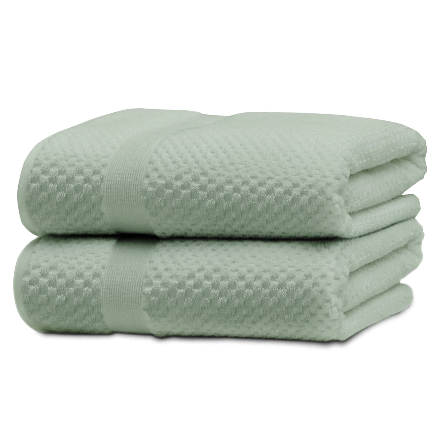 Kingrest 100% Cotton Bath Towel Sets of 2 Pieces, 2 Bath Towel, Highly Absorbent Towels for Bathroom, Gym, Hotel