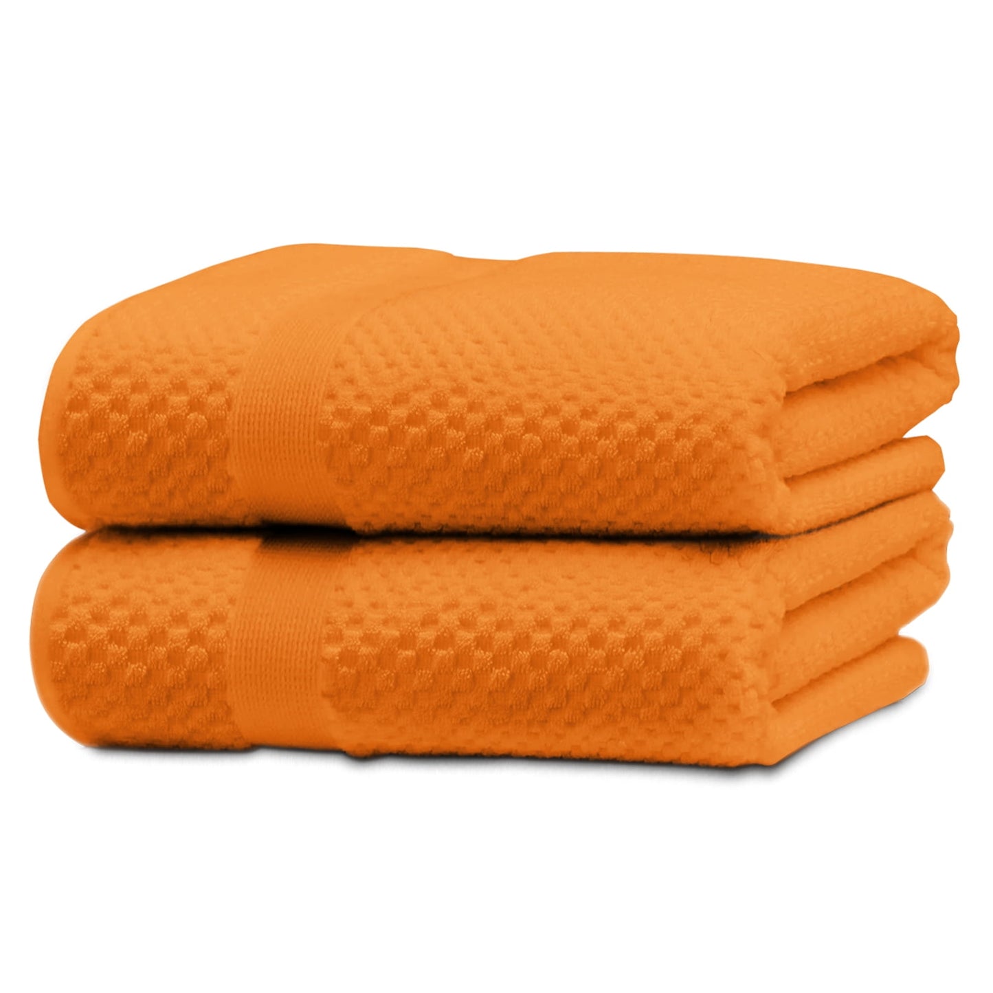 Kingrest 100% Cotton Bath Towel Sets of 2 Pieces, 2 Bath Towel, Highly Absorbent Towels for Bathroom, Gym, Hotel