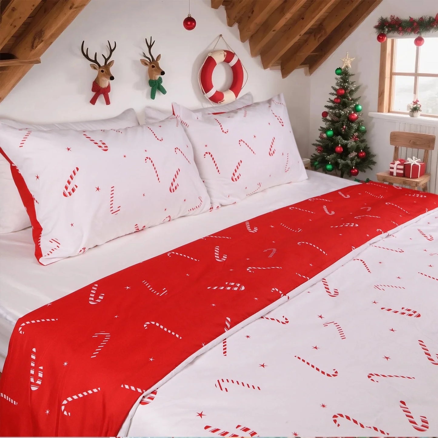 Hitime Microfiber Printed 3 Pieces Printed Duvet Cover Set