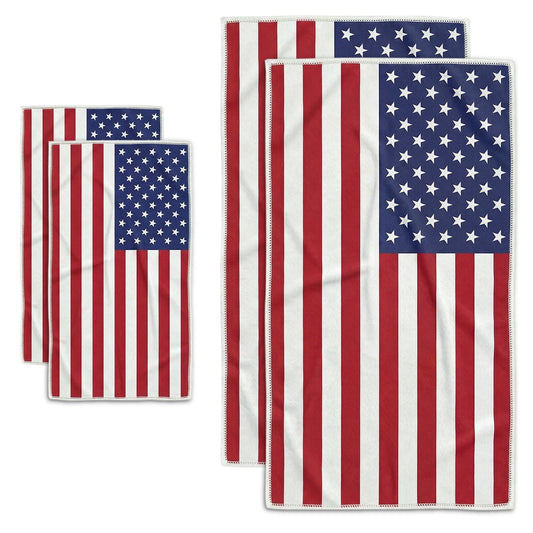 GOGREEN 4 Pack Armenia Beach Towel Large Sand Free Towels for Travel, Quick Dry Absorbent Beach Towels for World Cup 2026 Pool Yoga Gym Camping