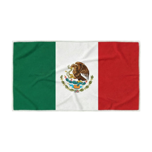 Gogreen 2026 World Cup Beach Towel with Mexican Flag Print, (30x60 Inch, 1-Pack) - Quick Dry Sand Free Beach Towel - Stylish Unique Gift
